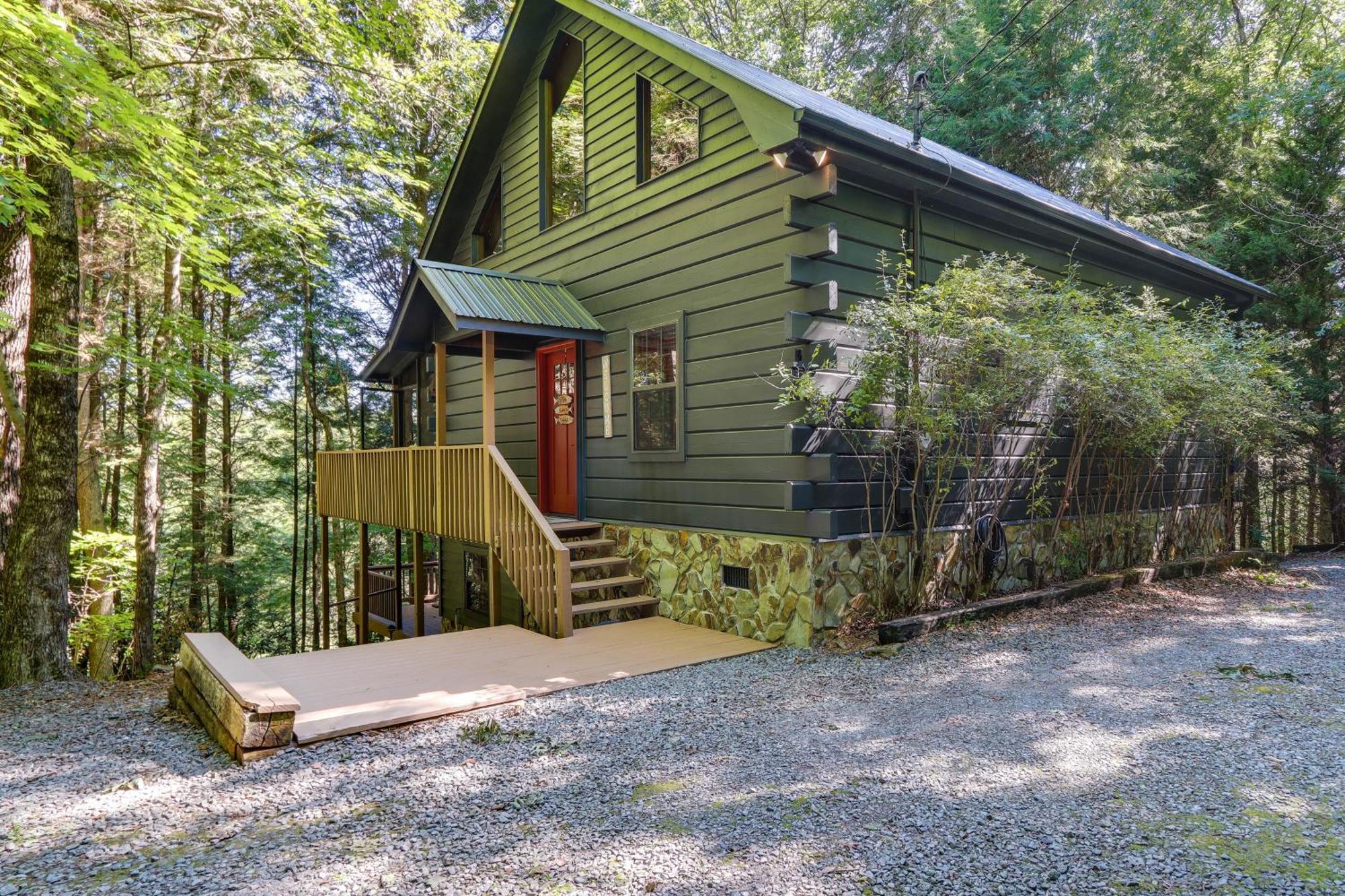 Luxe Fightingtown Creek Cabin 2 King Suites And Spa Epworth Exterior foto